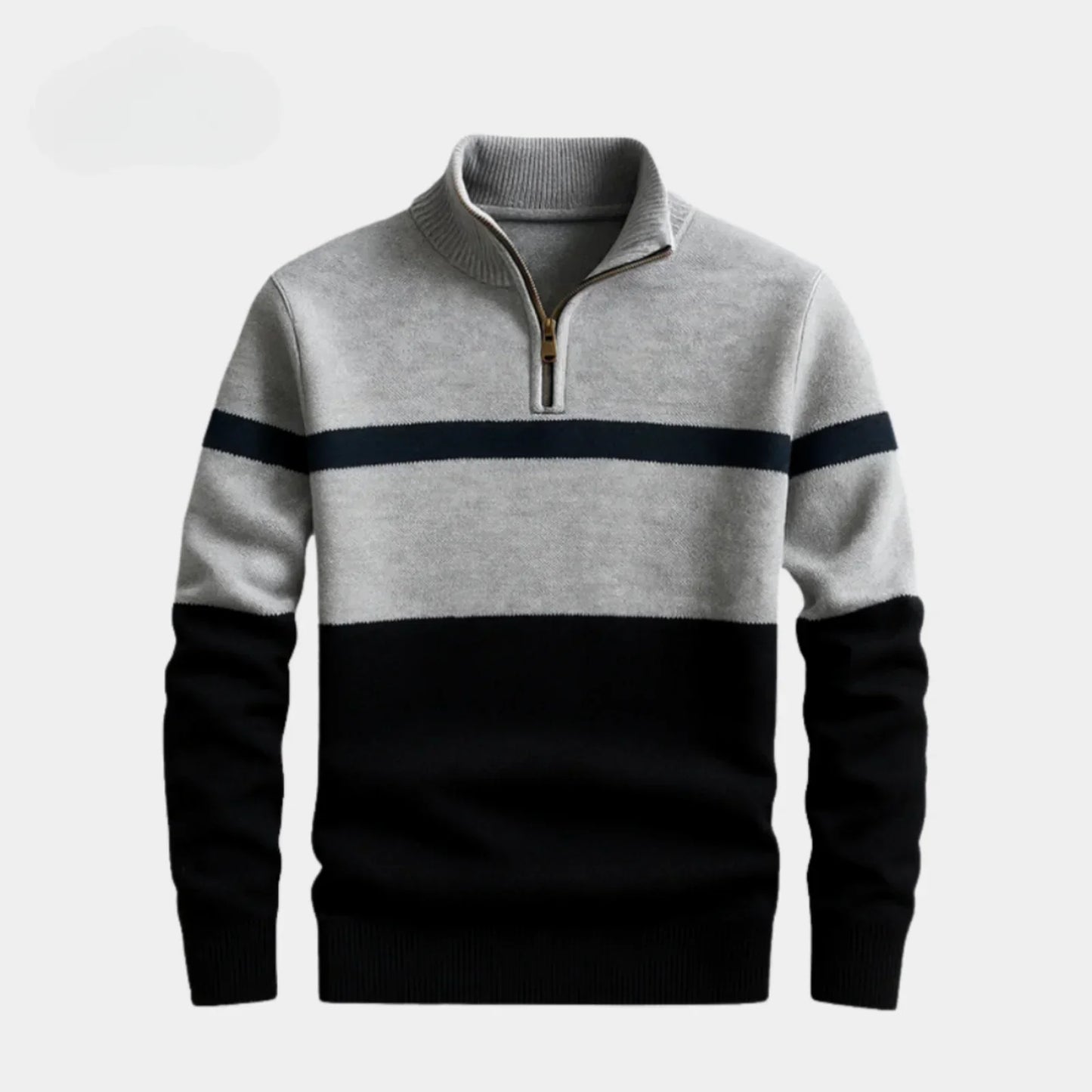 Gestreifter Strickpullover