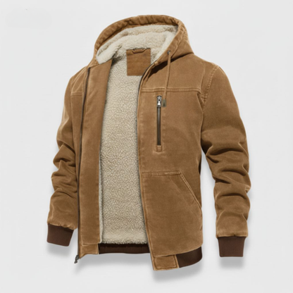 Jacke mit Sherpa-Futter