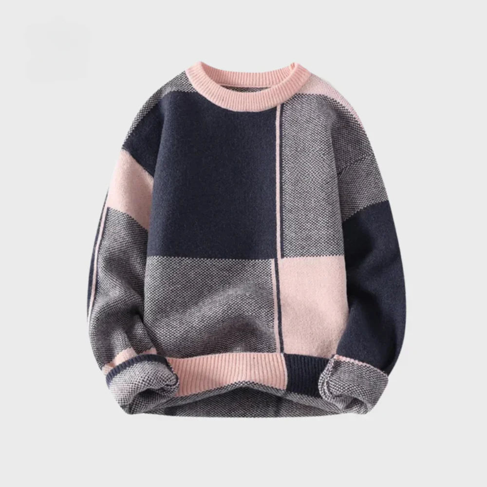 Vintage Block-Pullover