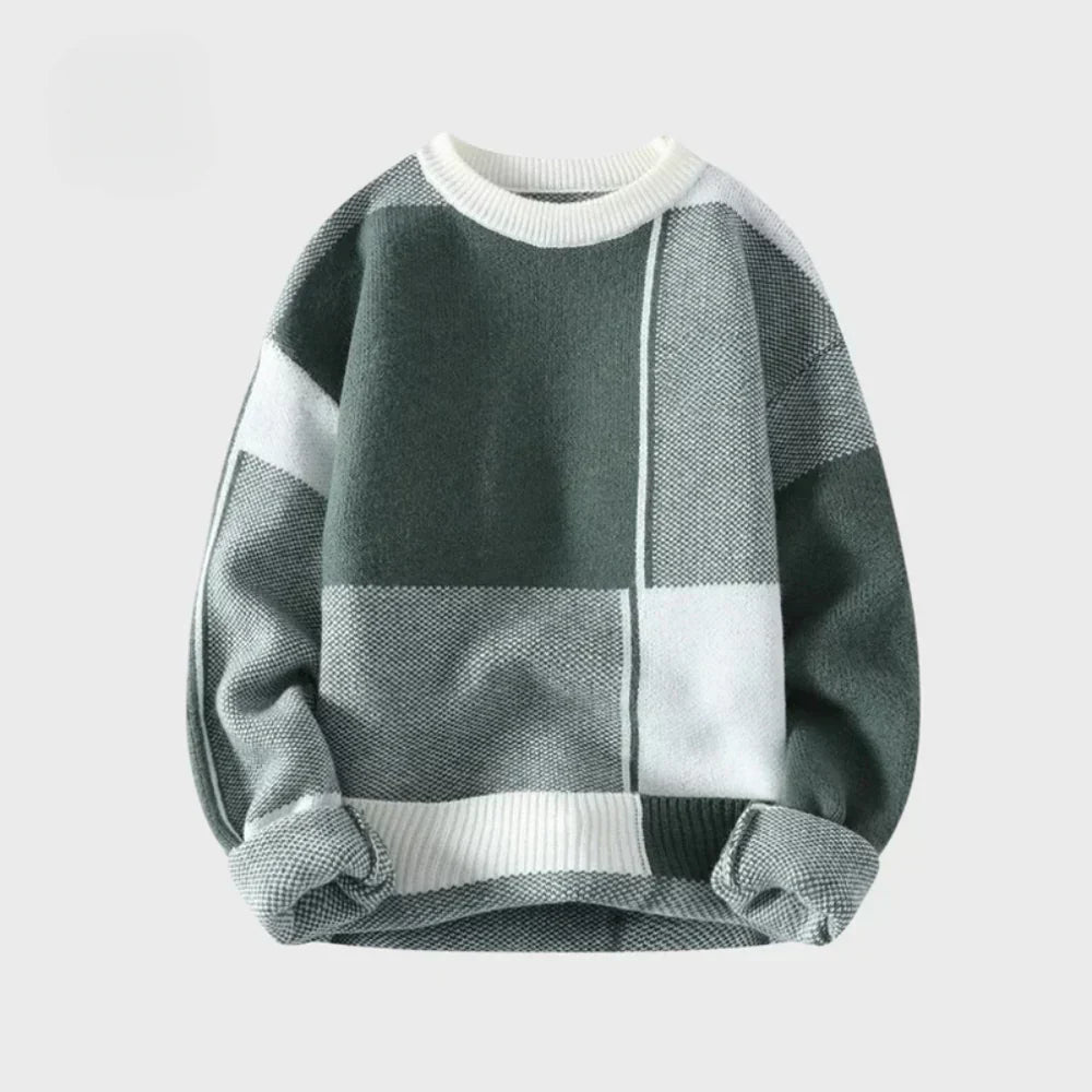 Vintage Block-Pullover